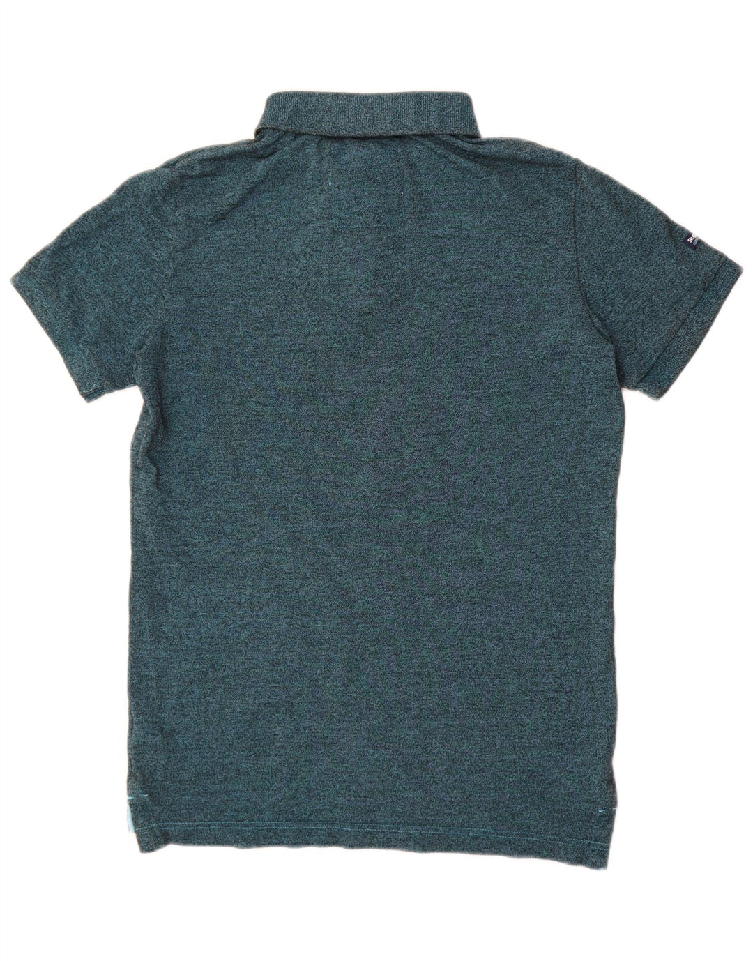 Superdry muška polo majica od srednje zelenog pjegavog poliestera