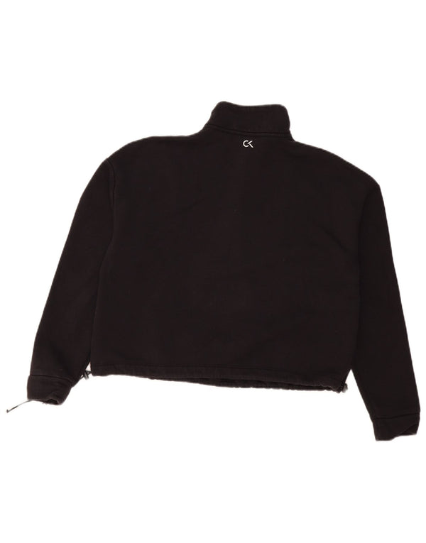 Calvin Klein Ženska kratkotrajna majica slobodnog kroja UK 6 XS Crna