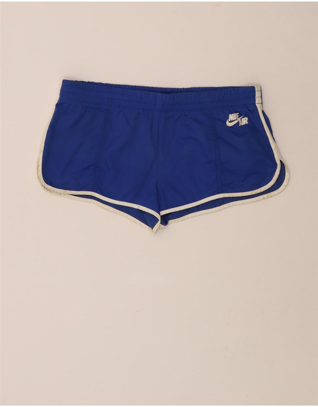 NIKE Womens Sport Shorts UK 14/16 Large  Blue