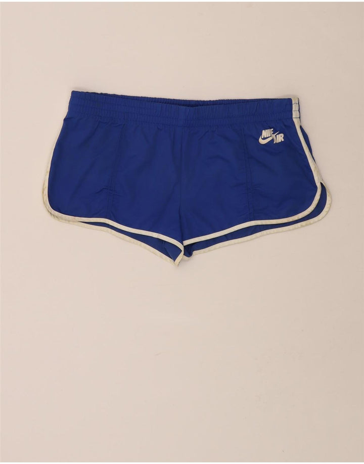 NIKE Womens Sport Shorts UK 14/16 Large  Blue