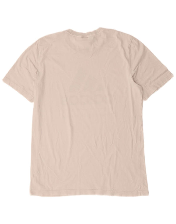 Adidas Mens Graphic T-Shirt Top Medium White Cotton