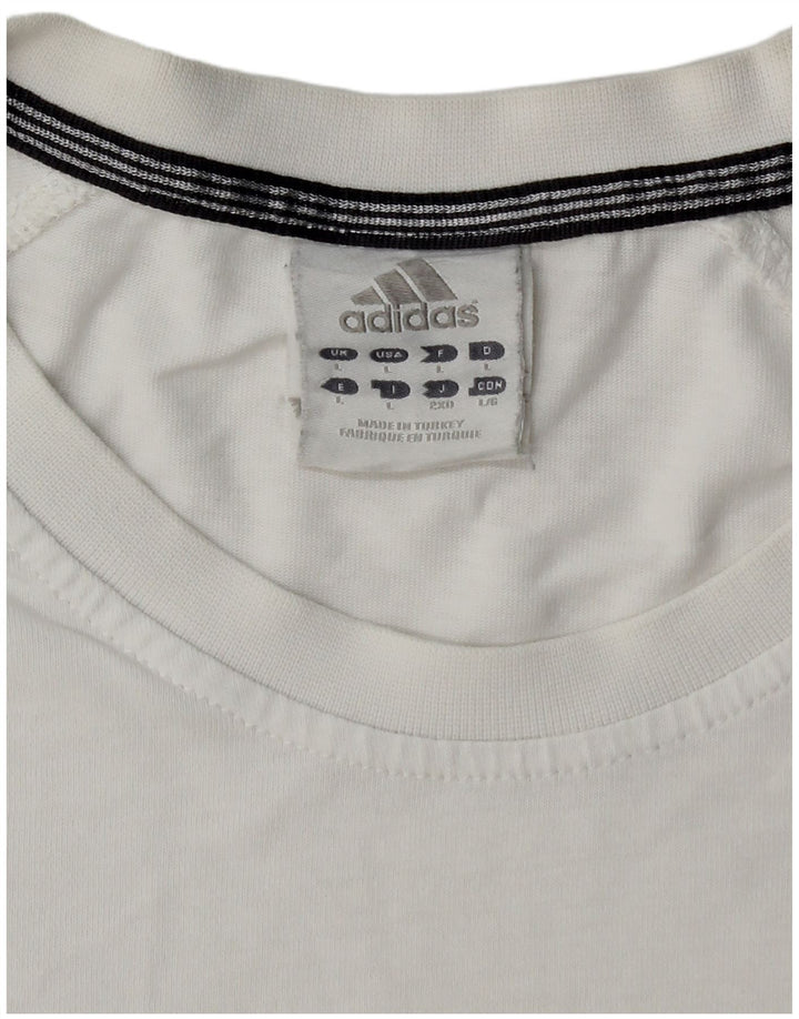 ADIDAS Muška majica kratkih rukava Veliki bijeli pamuk
