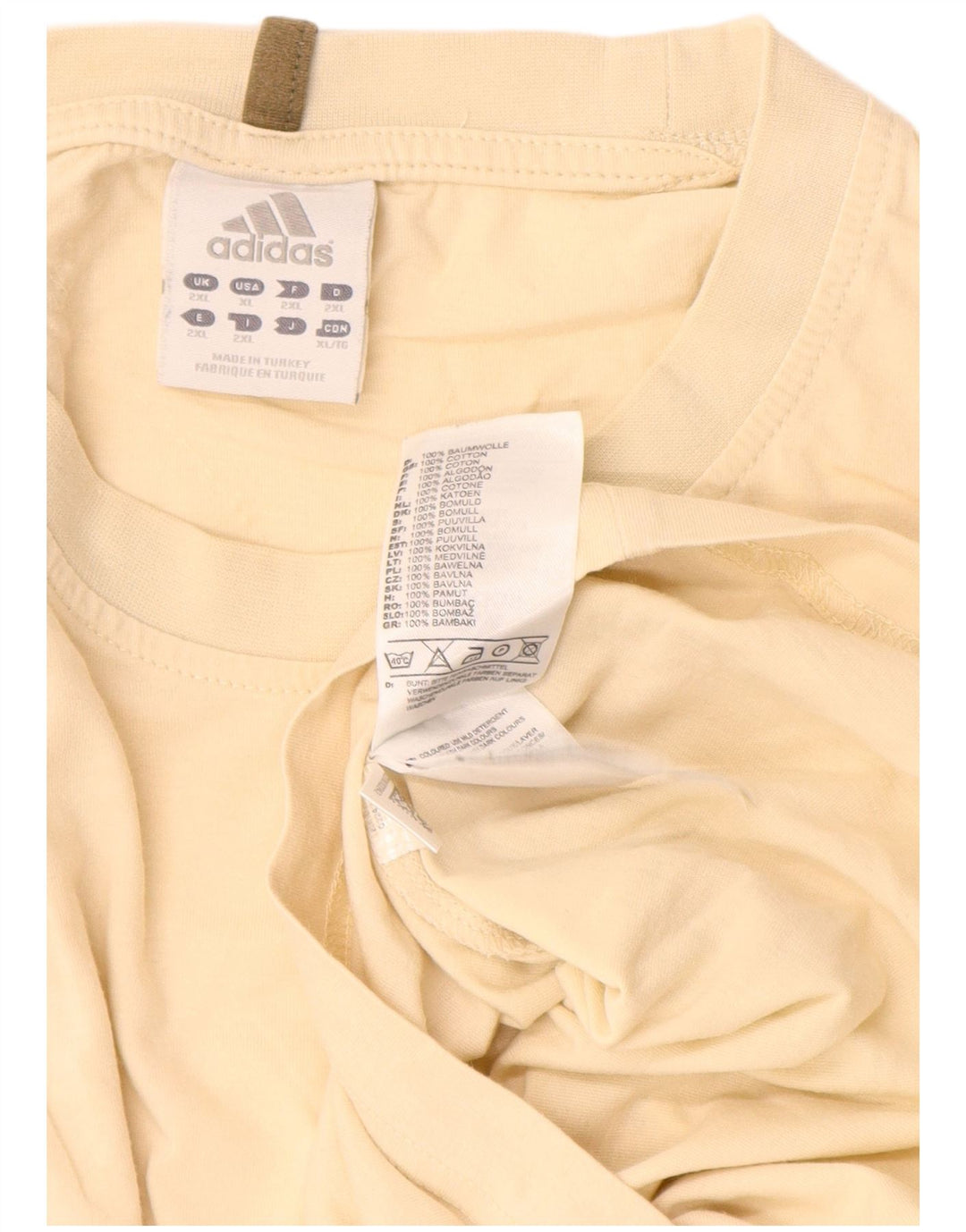 Adidas muška majica kratkih rukava 2XL bež