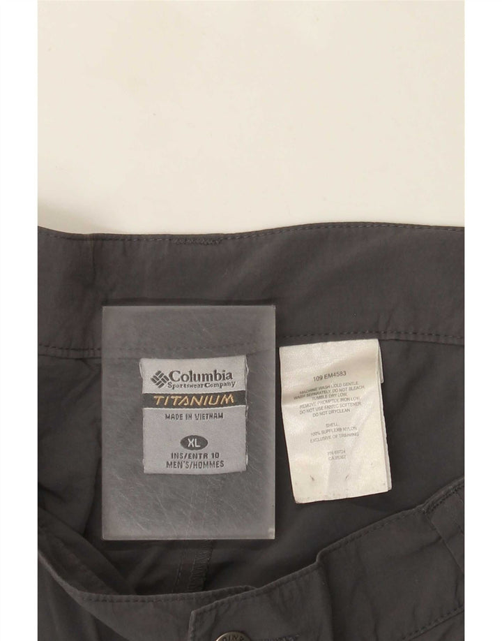 Columbia muške kargo kratke hlače od titana XL W40 sivi najlon