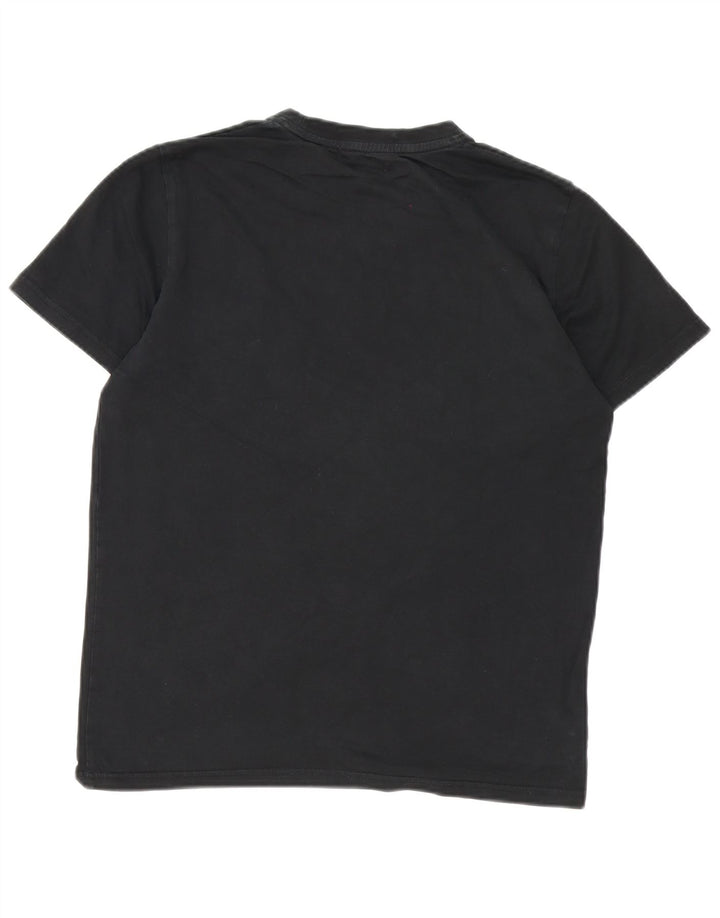 Fred Perry muška majica kratkih rukava Srednji crni pamuk