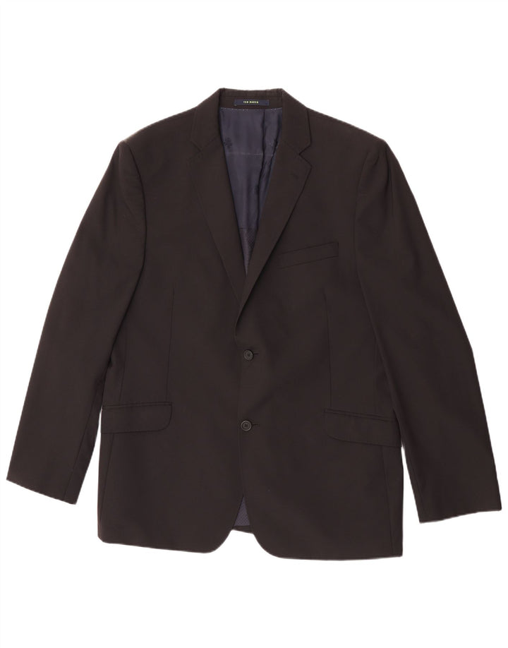 Ted Baker muška jakna s 2 gumba UK 44 2XL crna vuna