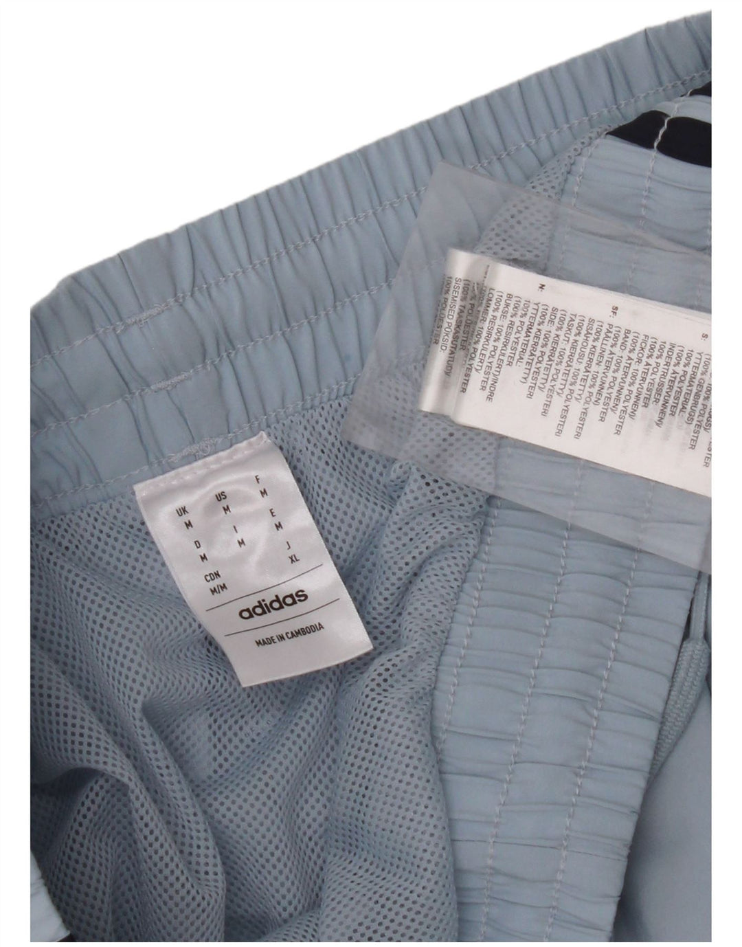 ADIDAS ženske sportske kratke hlače UK 14 Srednje plavi poliester