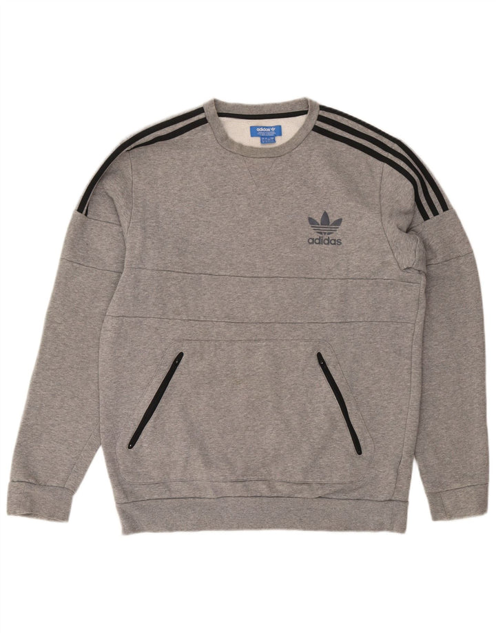 Adidas muška dukserica Veliki sivi flekasti pamuk