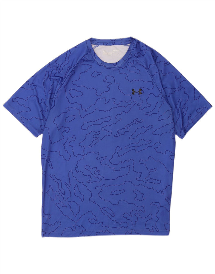 Under Armour muška majica širokog kroja Srednje plavi geometrijski poliester