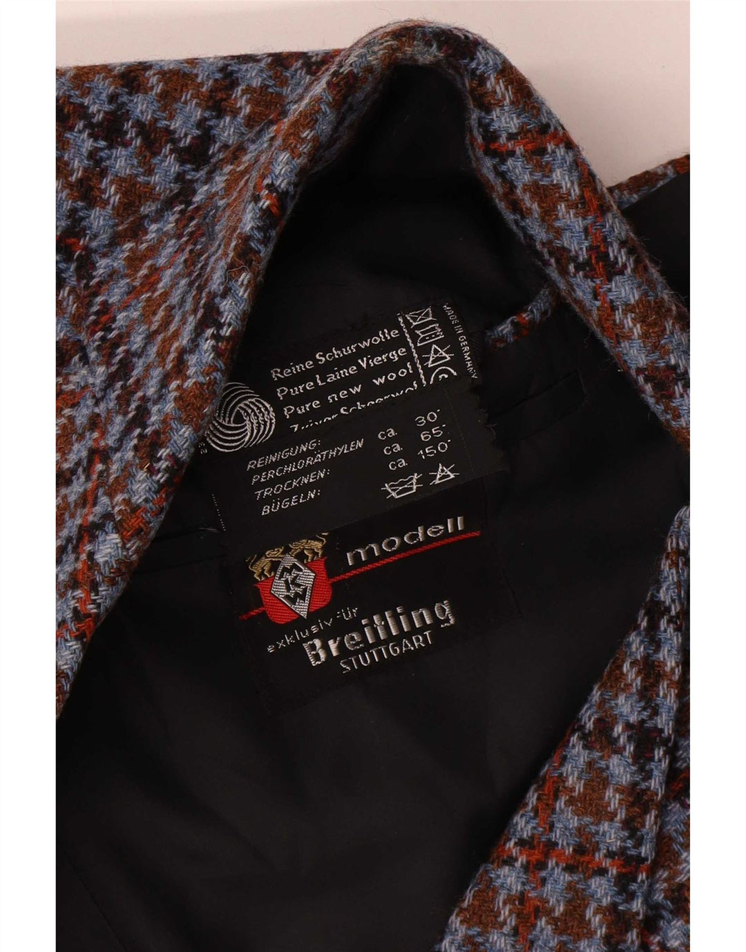 Breilling muška jakna sa 3 gumba UK 40 velika raznobojna houndstooth