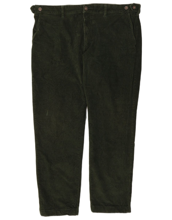 Harmont & Blaine muške ravne hlače od samta IT 54 2XL W42 L29 zelena
