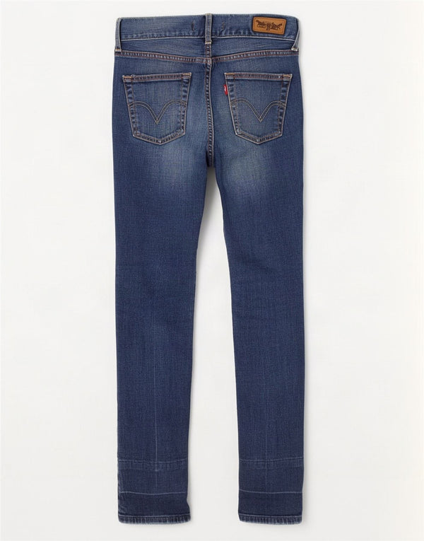 Levi's ženske uske ravne traperice Patty Anne W28 L31 plavi pamuk