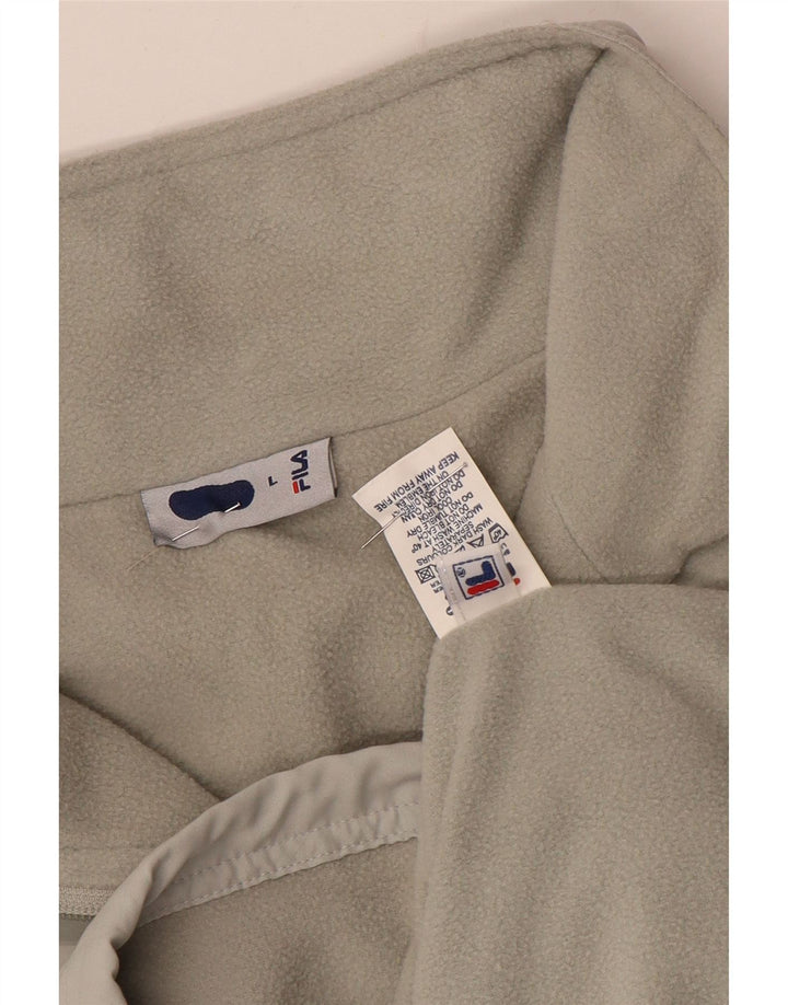 Fila muška vjetrovka s podstavom jakna UK 40 veliki sivi poliester