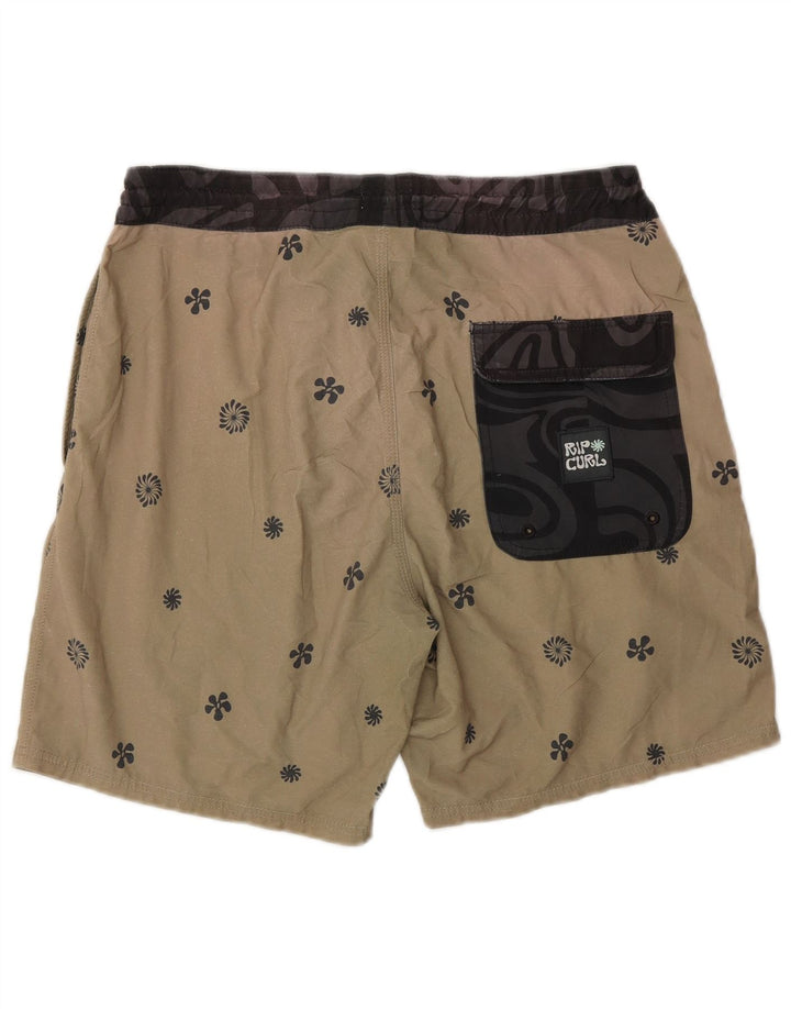 Rip Curl muške kratke hlače za plivanje XS bež cvjetni poliester