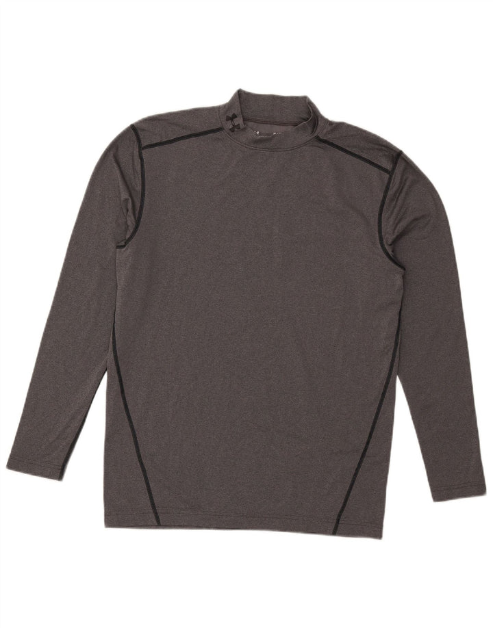 Under Armour muška majica Cold Gear Graphic s dugim rukavima XL siva