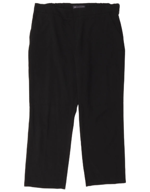 Marks & Spencer ženske skraćene kratke hlače UK 14 Large W34 L25 Black