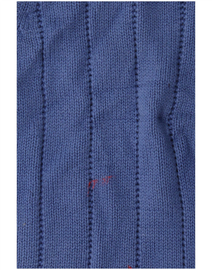 Izod ženski prsluk bez rukava UK 16 Large Blue Argyle/Diamond Cotton