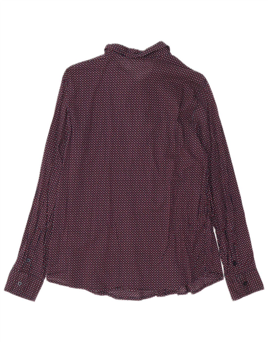 BENETTON Ženska košulja s apstraktnim uzorkom UK 14 Srednji raznobojni pamuk