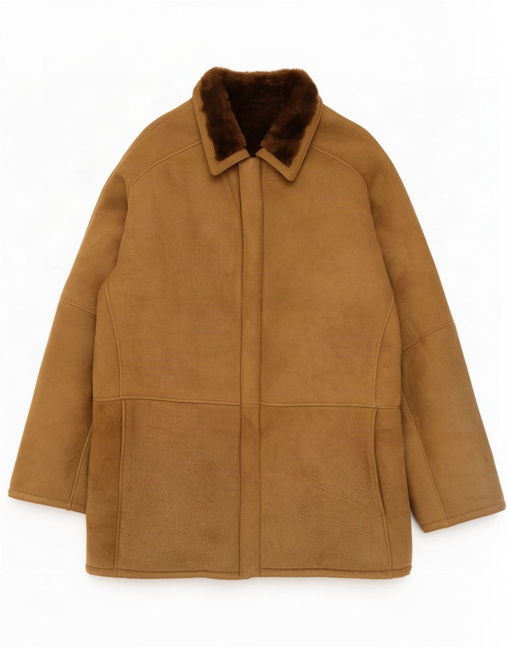 Vintage muška jakna s ovčicama IT 50 Large Brown