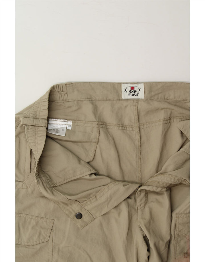 VINTAGE Mens Cargo Shorts W28 Small Beige Polyamide Vintage Vintage and Second-Hand Vintage from Messina Hembry 