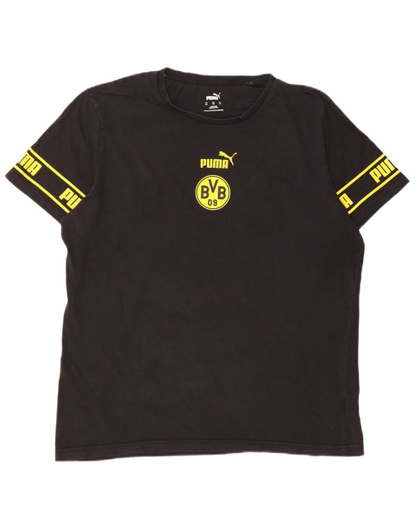 Puma muška majica kratkih rukava BVB Dortmund Graphic Top XL crni pamuk