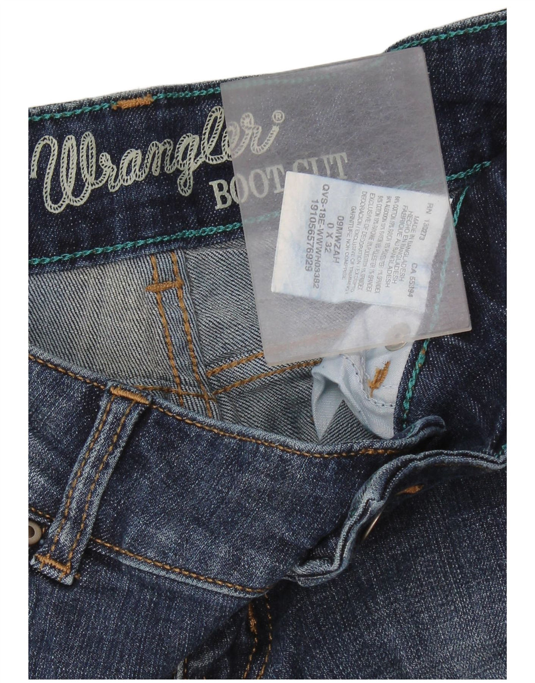 WRANGLER Ženske Bootcut traperice US 0 XS W26 L32 Plavi pamuk
