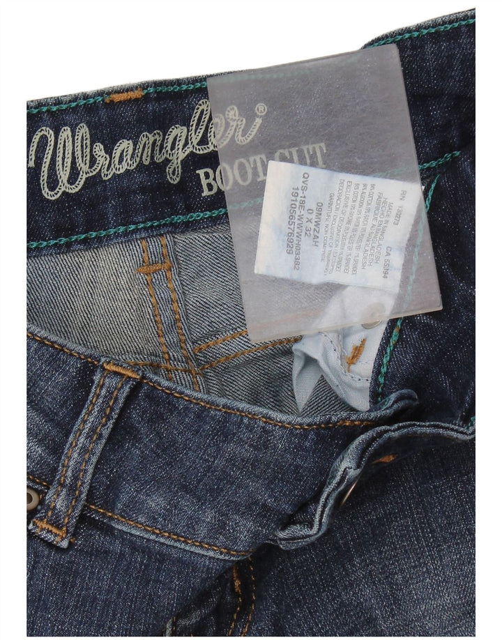 WRANGLER Ženske Bootcut traperice US 0 XS W26 L32 Plavi pamuk
