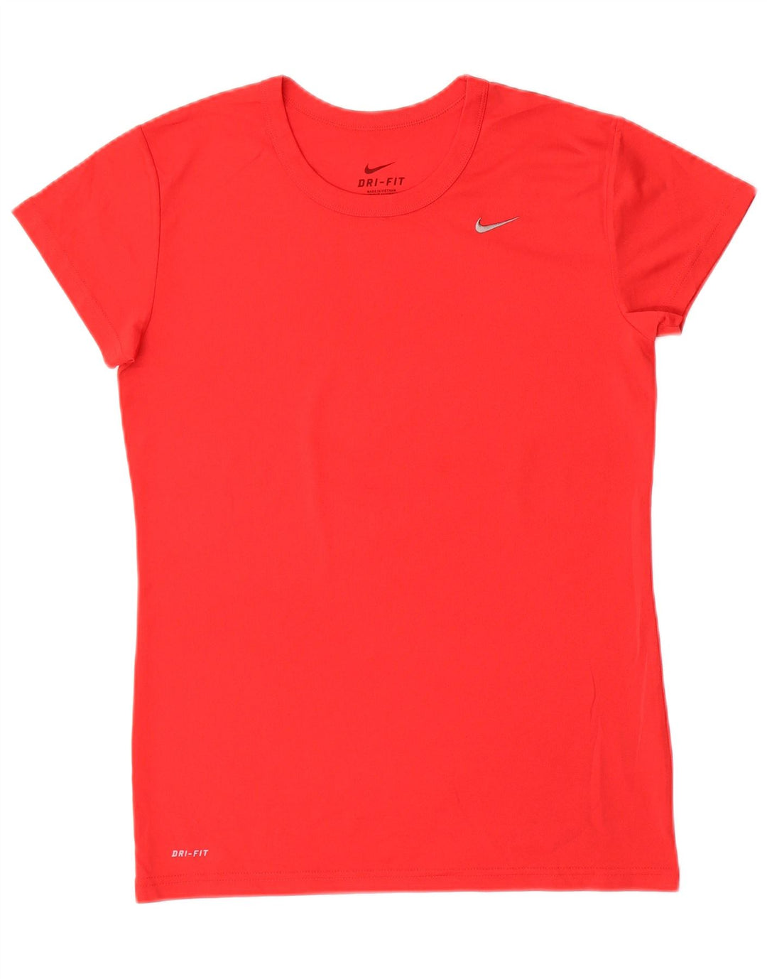 NIKE ženska majica kratkih rukava Dri Fit UK 12 Srednje crveni poliester