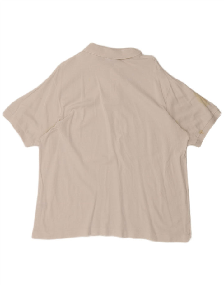 Lacoste muška polo majica veličina 7 2XL bijeli pamuk