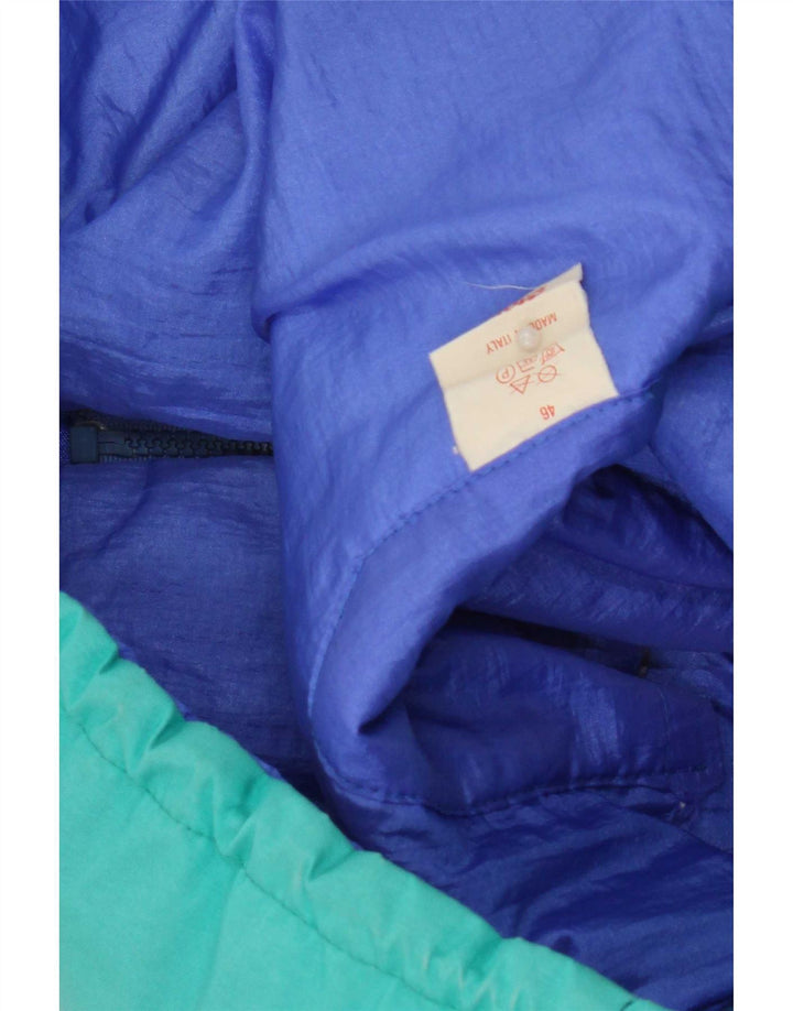 Vintage muška velika skijaška jakna s kapuljačom IT 46 Small Green Colourblock