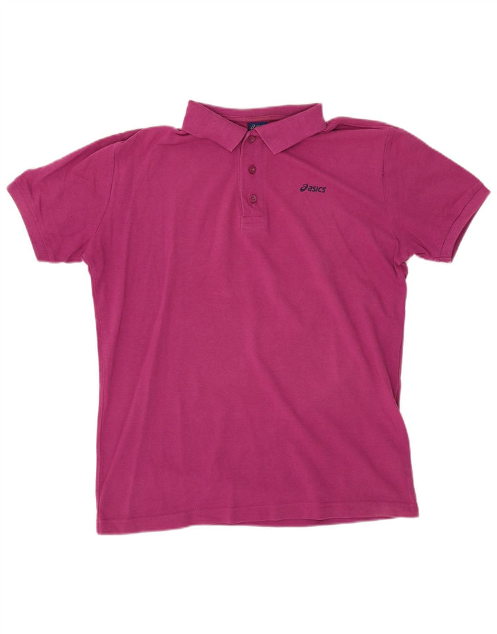 Asics muška polo majica srednje kestenjaste boje