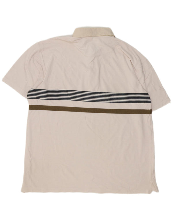 Murphy & Nye muška ragbi polo majica Sailmakers 2XL bijeli pamuk na pruge