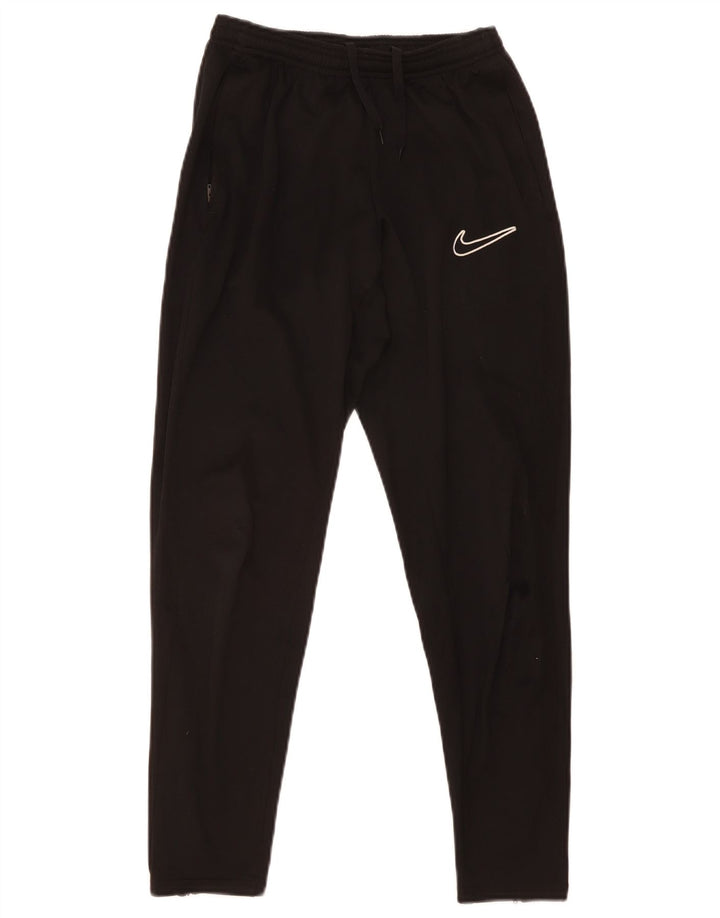 Nike muške Dri Fit hlače za trenirku male crne poliesterske
