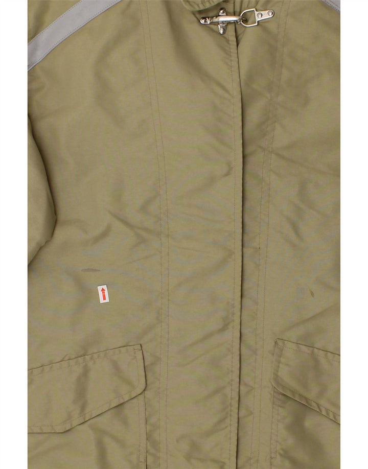 FAY Womens Oversized Utility Jacket UK 14 Medium Khaki Polyester Vintage Fay and Second-Hand Fay from Messina Hembry 