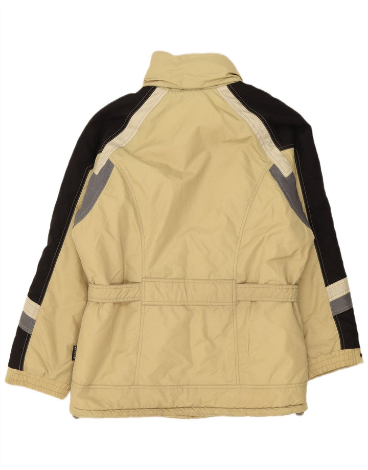 Brugi velika ženska skijaška jakna IT 44 Medium Beige Colourblock Poliamid