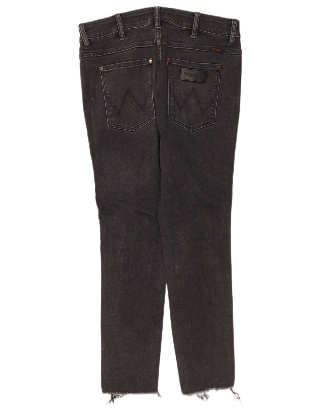 Ženske skraćene traperice Wrangler W32 L25 crni pamuk