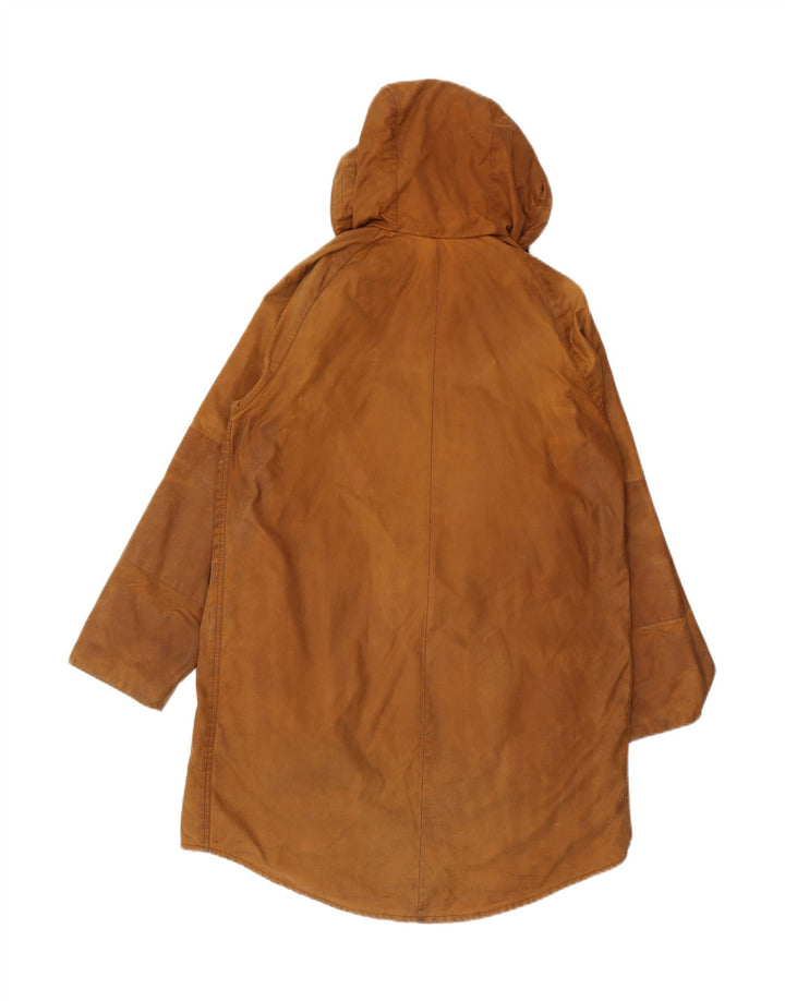 Barbour Mens Longshoreman pulover s kapuljačom Voštana jakna UK 36 Small Brown