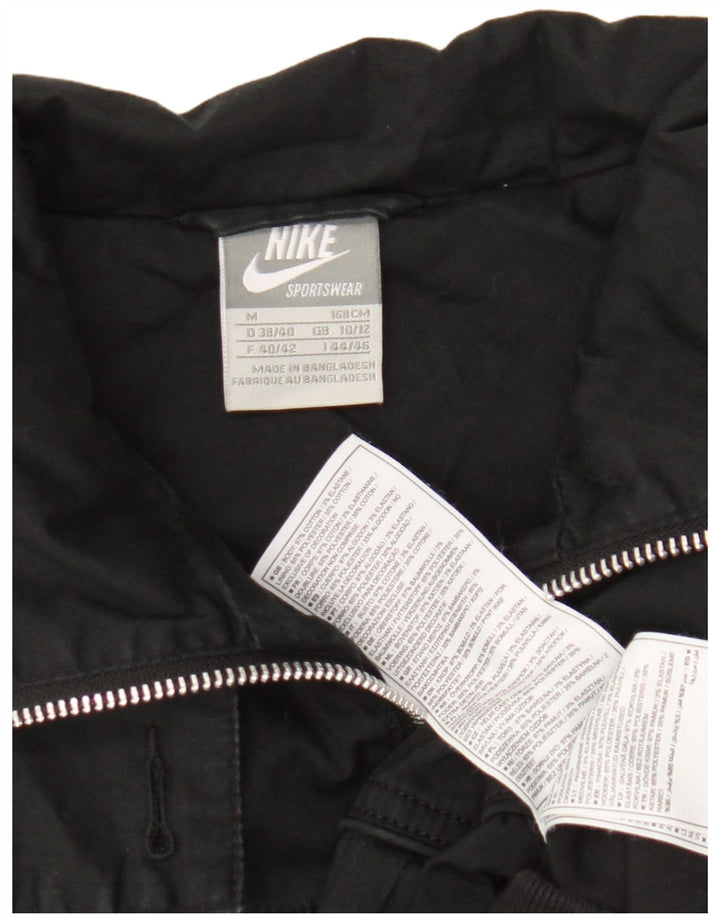 Nike ženska bomber jakna UK 10/12 Srednje crni pamuk