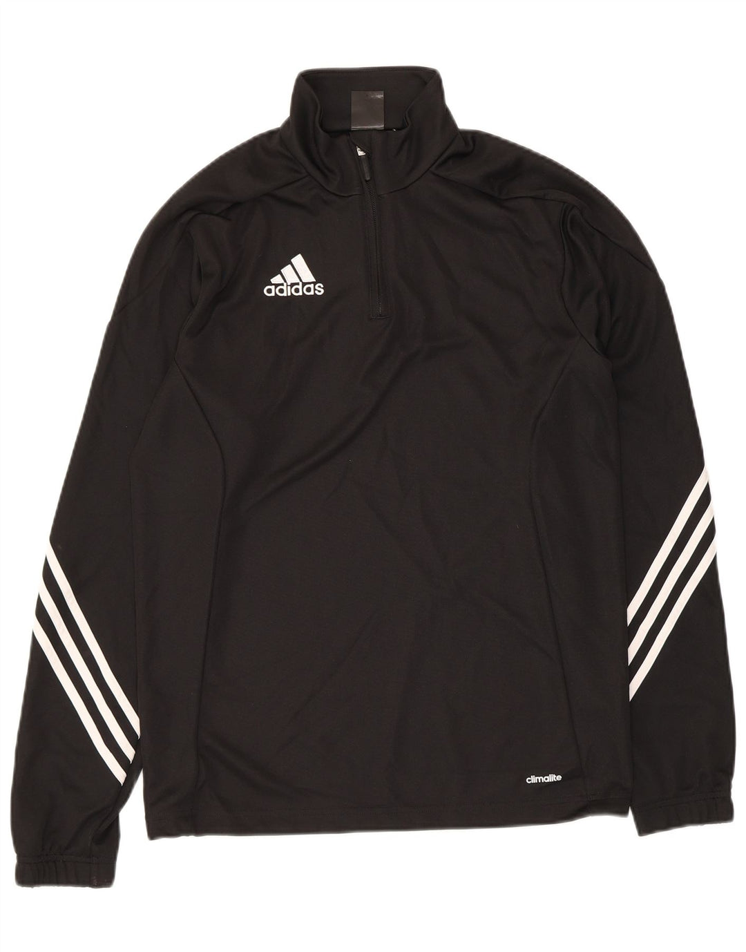 Adidas muška trenirka Climalite s patentnim izrezom, mali crni poliester