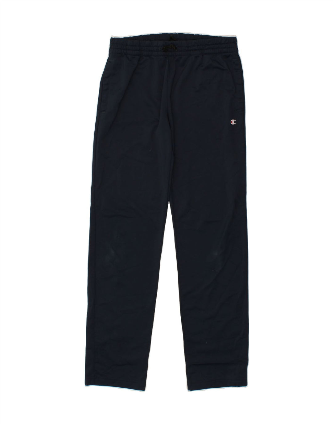 CHAMPION Boys Tracksuit Trousers 11-12 Years Large  Navy Blue Polyester Vintage Champion and Second-Hand Champion from Messina Hembry 