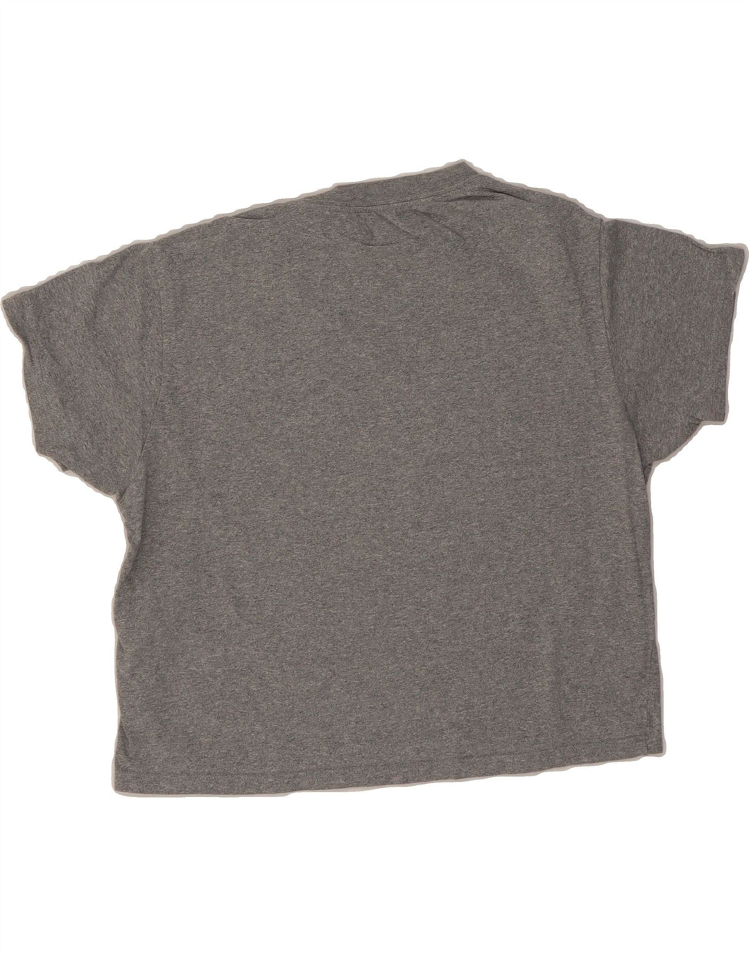 LEVI'S Womens Oversized Crop Graphic T-Shirt Top UK 10 Small Grey Vintage Levi's and Second-Hand Levi's from Messina Hembry 
