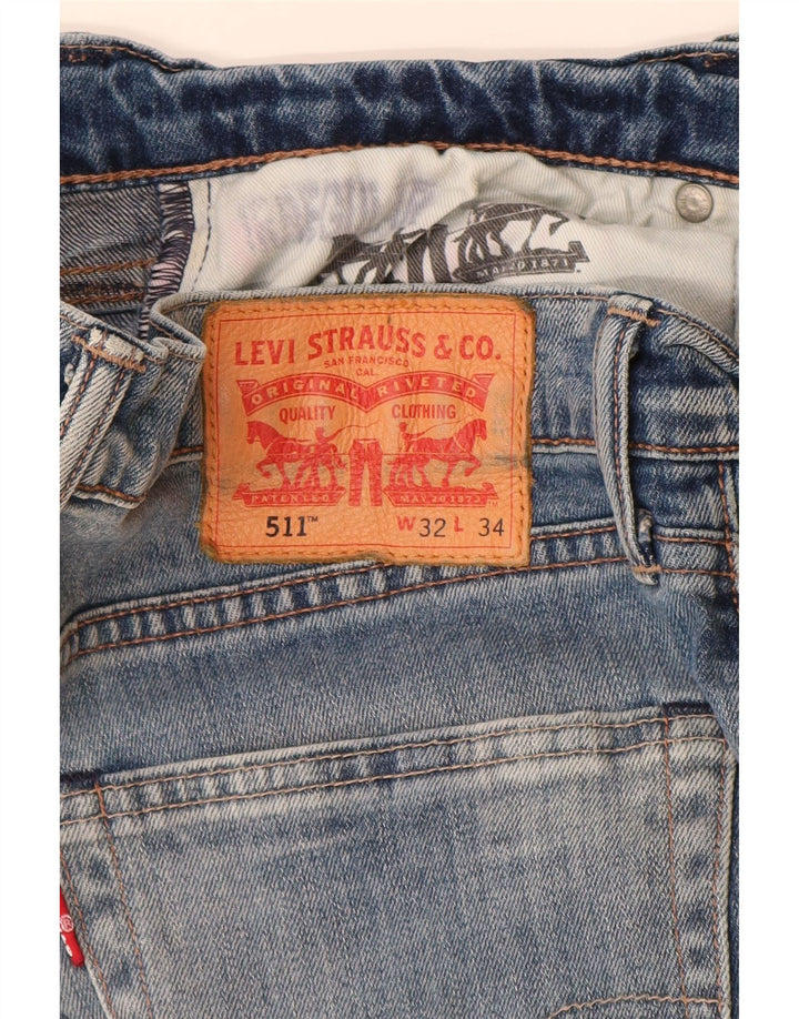 Levi's muške 511 uske traperice W32 L31 plavi pamuk