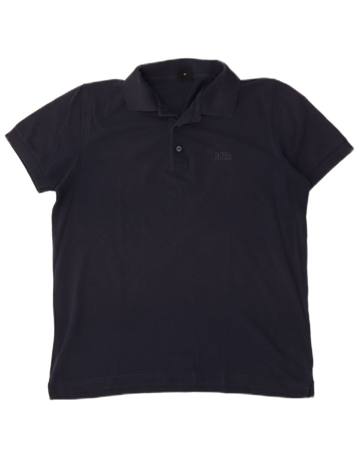 Hugo Boss muška polo majica Srednje tamnoplavi pamuk