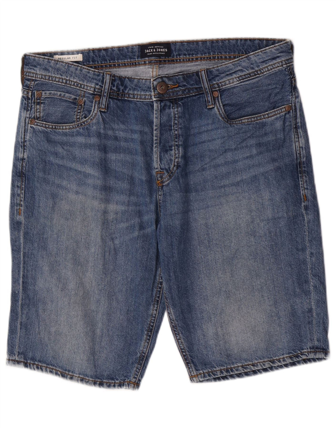 Jack & Jones muške traper kratke hlače regularnog kroja velike W34 plave