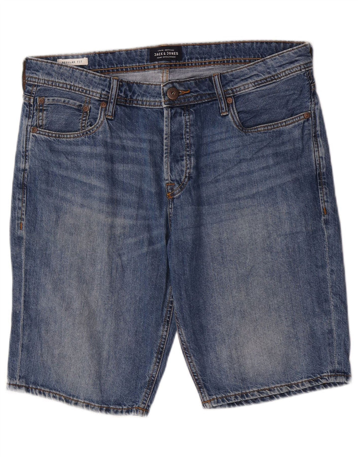 Jack & Jones muške traper kratke hlače regularnog kroja velike W34 plave