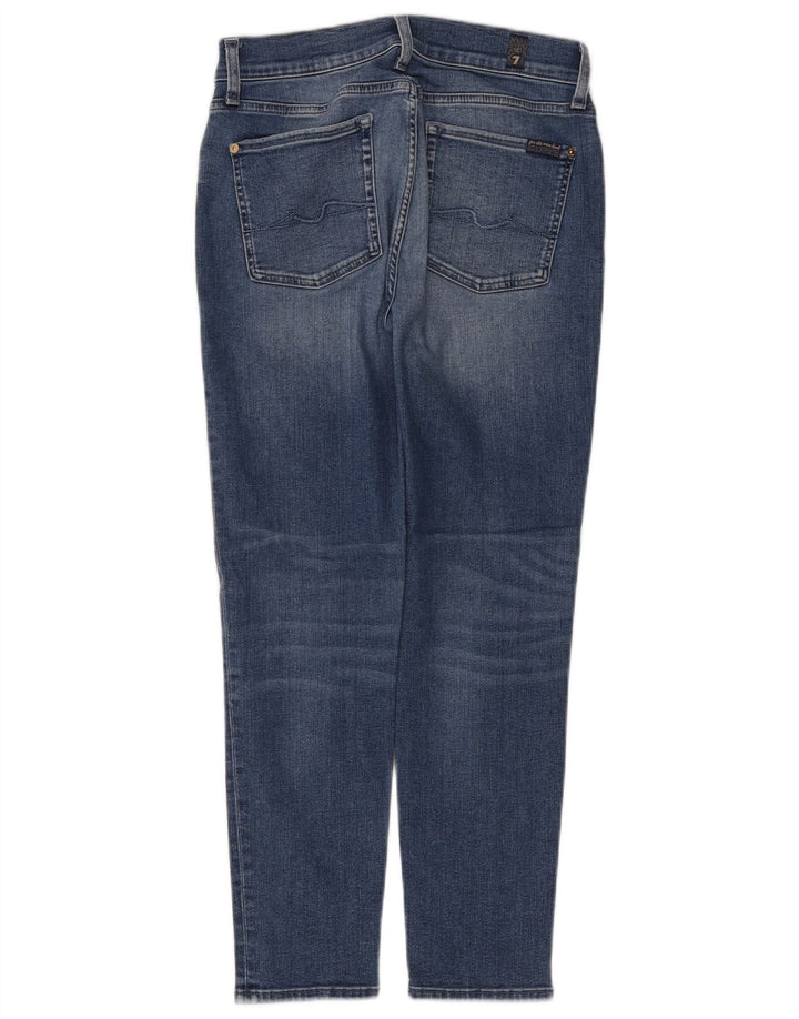 7 For All Mankind ženske uske traperice W32 L27 plavi pamuk