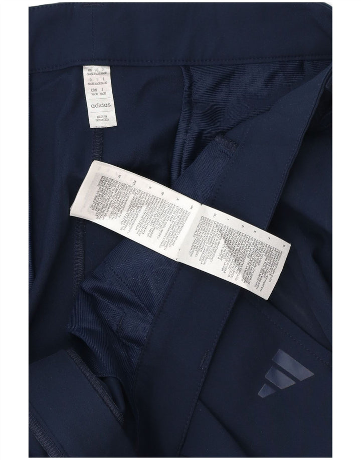 ADIDAS muške ravne chino hlače W36 L30 tamnoplavi poliester