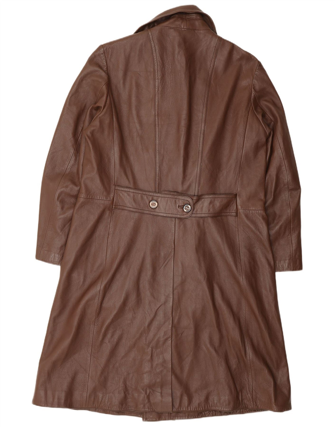 VINTAGE muški kožni kaput UK 38 Srednje smeđa koža