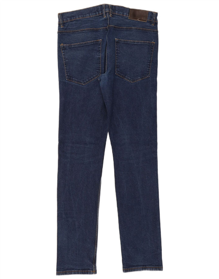 FRENCH CONNECTION Mens Slim Jeans W36 L34 Navy Blue Cotton