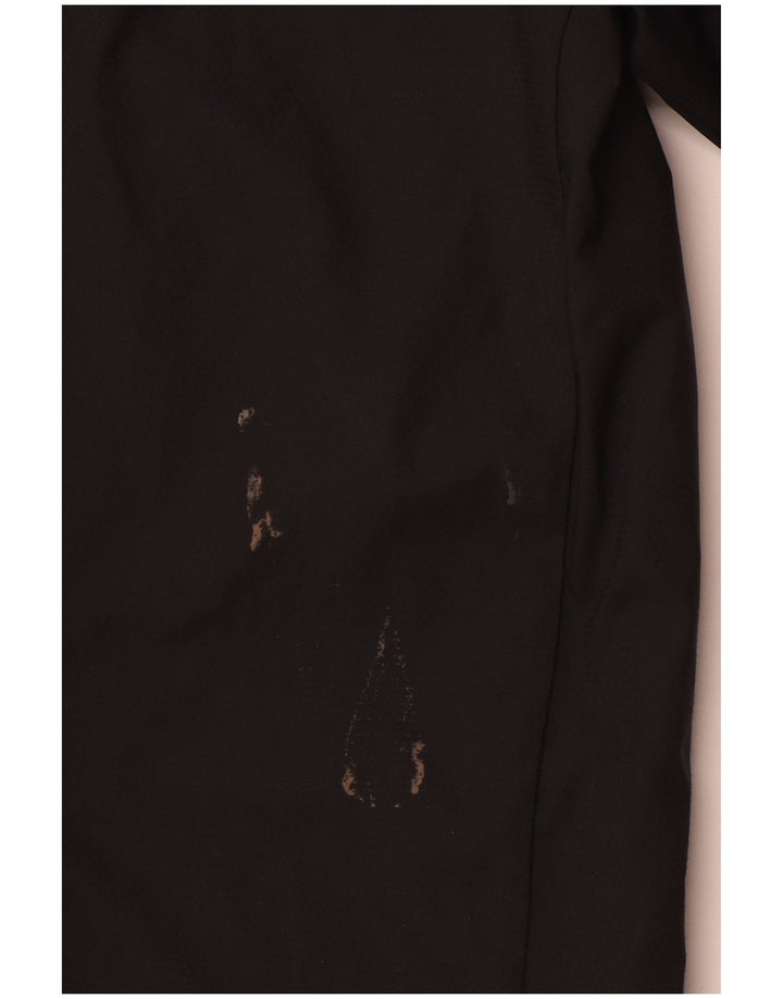 Nike muška gornja jakna s kapuljačom, veliki crni geometrijski poliester